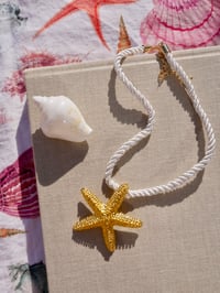 Image 1 of Santorini Starfish Necklace ~ Gold