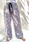 Lounge Pants • Lilac Block Print