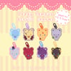 Teddy Tempus Acrylic Charms