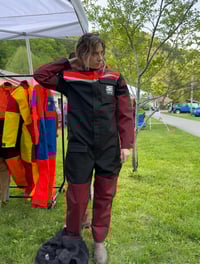 Image 3 of ELI'S Stripe Unisex Cave suit
