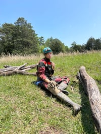 Image 1 of ELI'S Stripe Unisex Cave suit