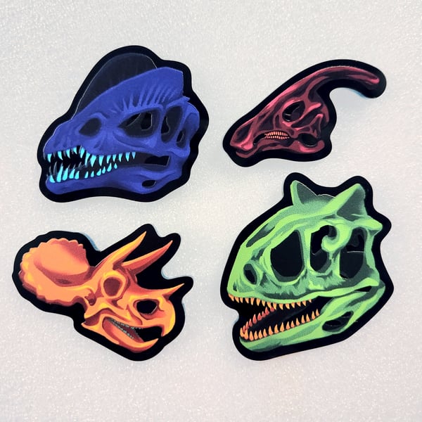 Image of Acrylic Dinosaur Pins
