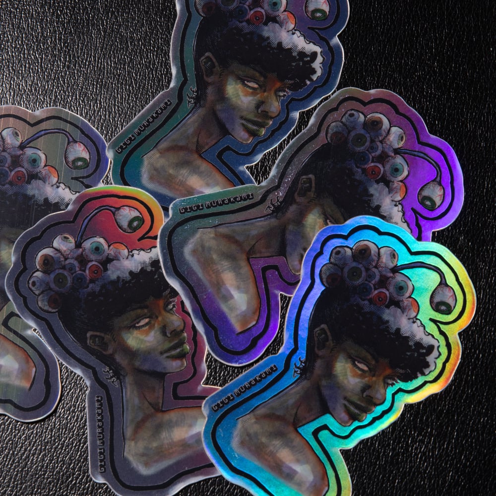 Eyeball Updo // Sticker