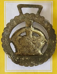 Image 2 of Antique (1911) George V British Horse Brass