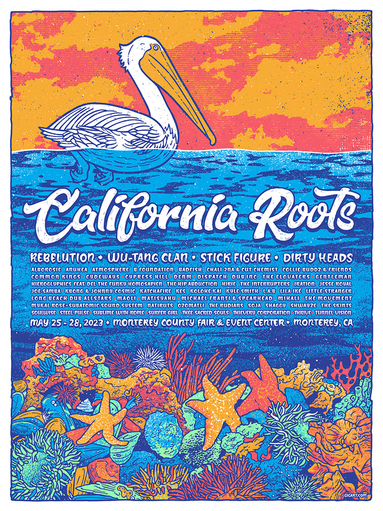 Image of California Roots Festival 2023 Main Show Poster