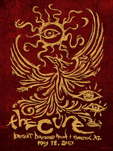 Image of The Cure 2023 Red Phoenix