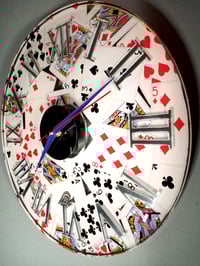 Image 4 of Poker Card 14" Resin Clock