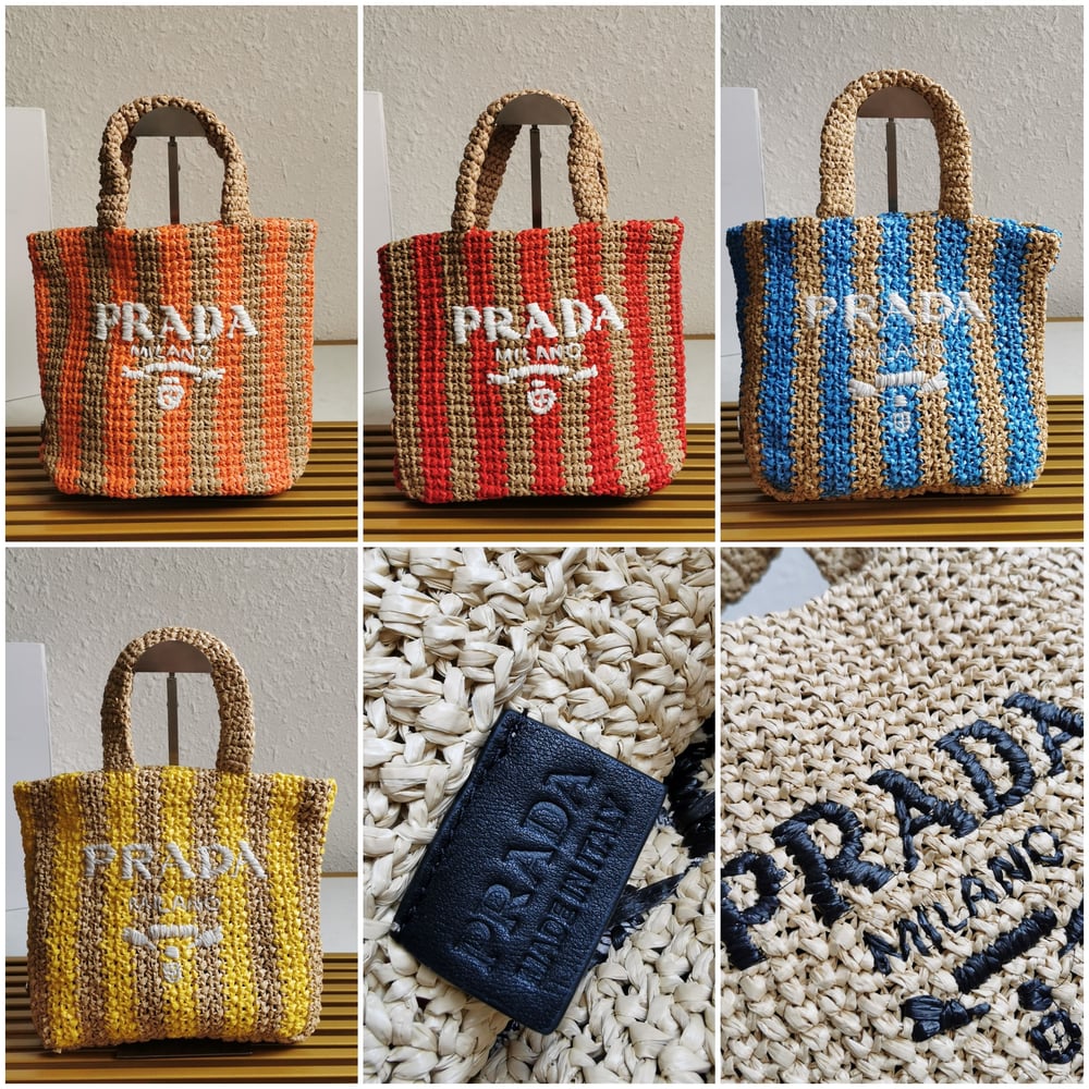 Prady Raffia bag