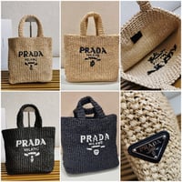 Image 1 of Prady Raffia bag