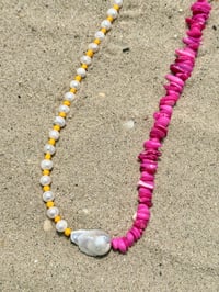Image 1 of Coral Sunset Necklace