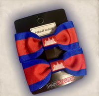 Image 1 of Cambodian flag hair bows 🇰🇭