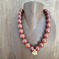 Image 3 of Sandalwood Hands Necklace