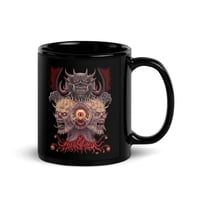 Image 1 of Duality and Decay Black Glossy Mug by Mark Cooper Art
