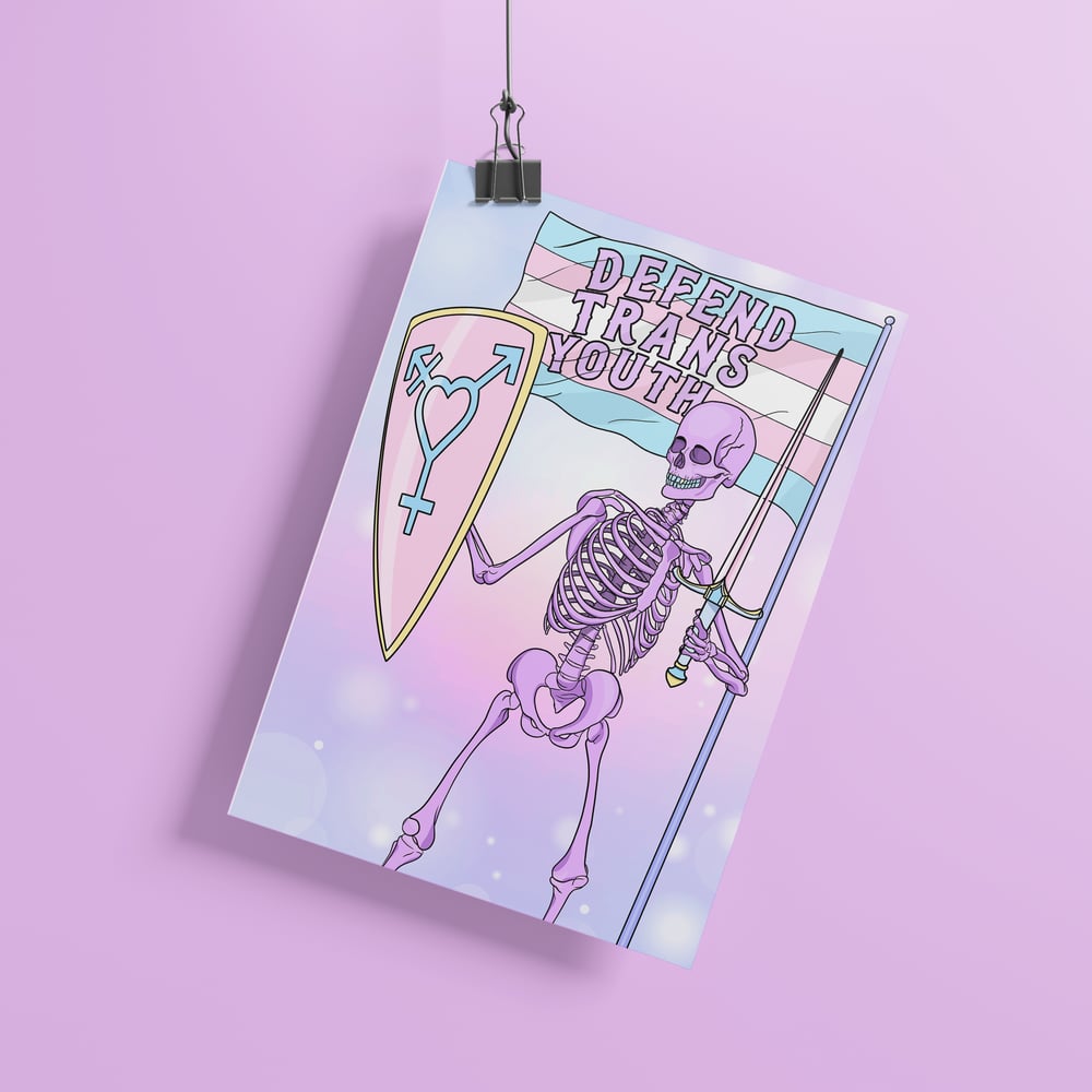 Image of Defend Trans Youth Art Print