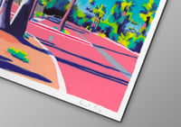 Image 2 of Palm Springs Parking Lot (giclee print, A4)