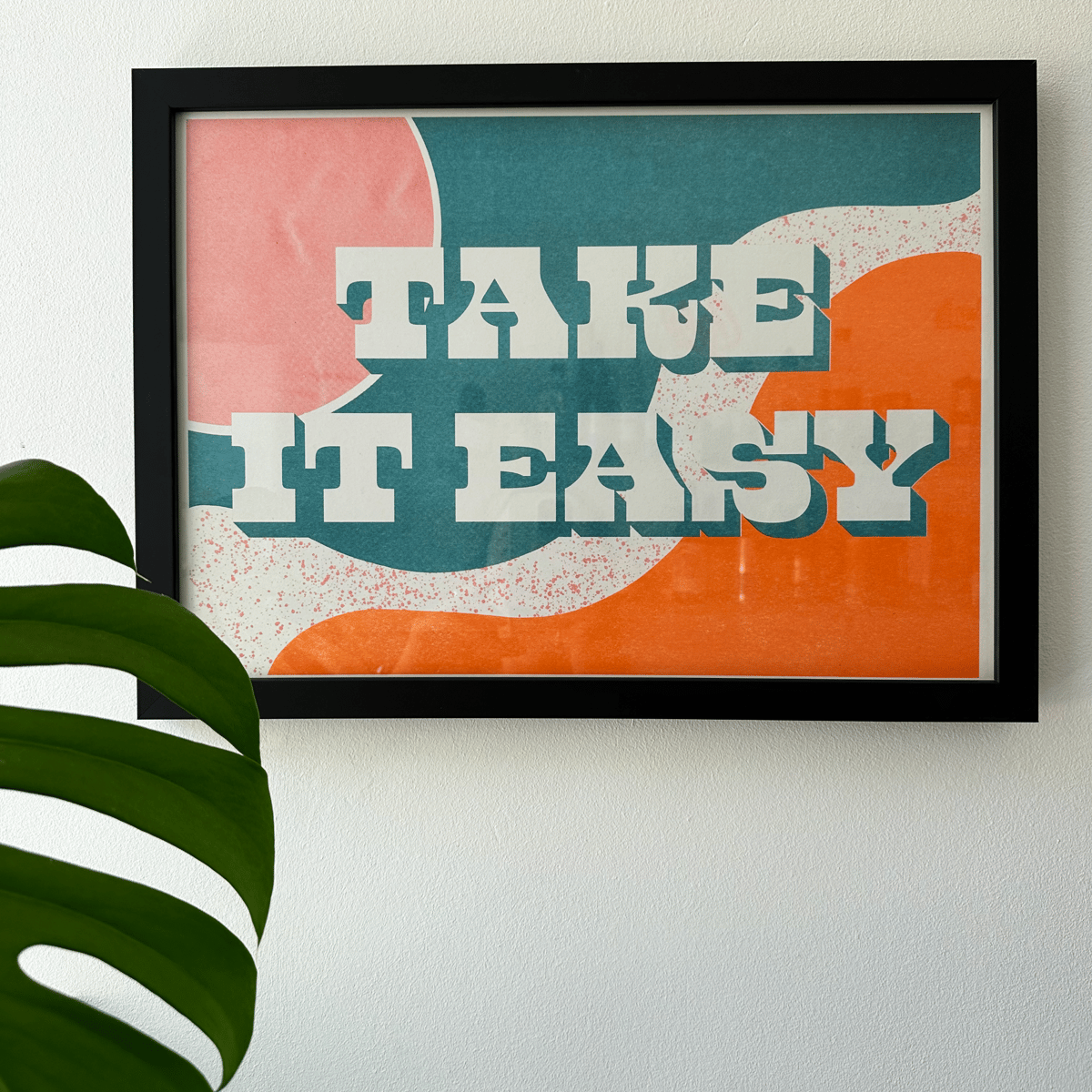 Image of 'Take It Easy' Risograph Print by Rachel E Millar x Karina Duncan