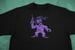 Image of Homunculus Tee - Black w. purple print