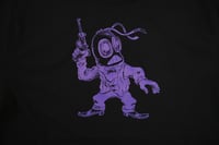 Image 2 of Homunculus Tee - Black w. purple print