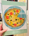 Pizza - Microencapsulated ER 8" sticker