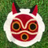 Princess Mononoke Mask Rug Image 3