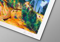 Image 2 of Le Sentier des Ocres, Roussillon (giclee print, A5)