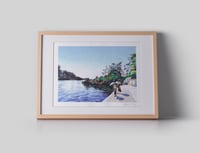 Image 3 of Senkakuwan Bay (giclee print, A5)