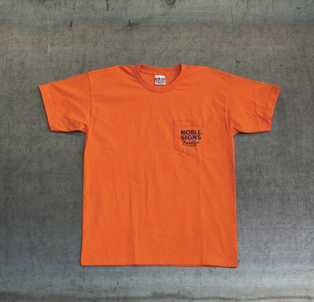 Noble Signs Official “Shop” T-Shirt (Orange)