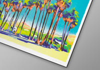 Image 2 of Palm Springs Palm Trees (risograph, A3)