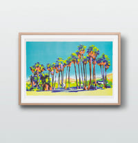 Image 4 of Palm Springs Palm Trees (risograph, A3)
