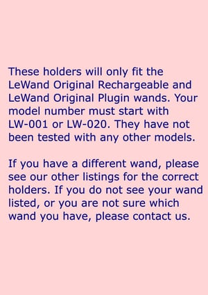 Image of Pole Mount for the LeWand Original Rechargeable and Plugin vibrator