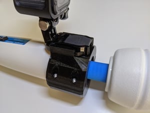 Image of GoPro style Action Camera Mount for the Original Hitachi Magic Wand Vibrator