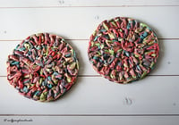 Image 2 of Swirls Raffia Coasters