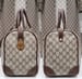 Image of Vtg Gucci Brown Monogram Casual Duffle Bag.