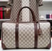 Image of Vtg Gucci Brown Monogram Casual Duffle Bag.