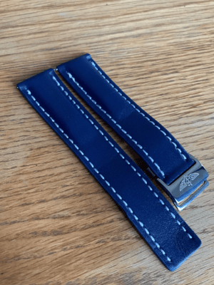 Image of 22MM Breitling Genuine Leather Strap/Band With Breitling Deployment Clasp For Breitling Watch new