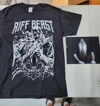 Kirk Windstein signed 8x10 + Riff Beast shirt bundle