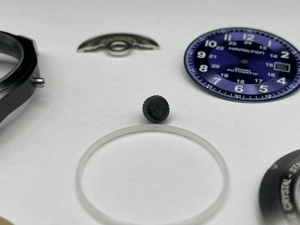 Image of Beautiful Hamilton Khaki Large Cased Gents Watch Casing Etc.(Purple Dial),