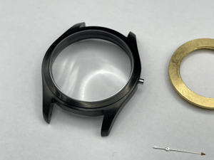 Image of Beautiful Hamilton Khaki Large Cased Gents Watch Casing Etc (Silver Dial)