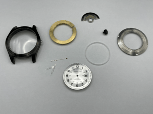 Image of Beautiful Hamilton Khaki Large Cased Gents Watch Casing Etc (Silver Dial)