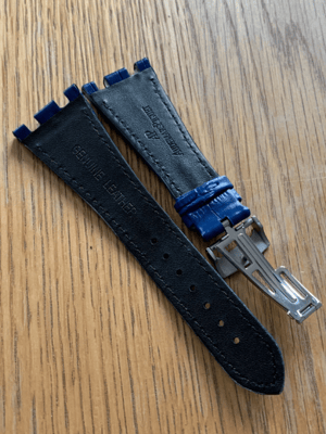 Image of 28MM Audemars Piguet Royal Oak Genuine Leather Strap  AP Clasp  Audemars Piguet Watches