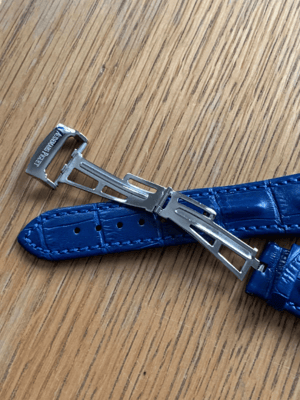 Image of 28MM Audemars Piguet Royal Oak Genuine Leather Strap  AP Clasp  Audemars Piguet Watches