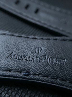 Image of 28mm Audemars Piguet, Genuine blue Croc Leather Strap For AP Royal Oak, Blue, S/Steel,, PVD AP 