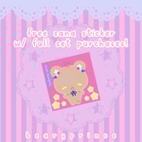 Image 2 of Teddy Hologirls Mini-Sticker Sheets