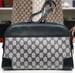 Image of Vtg Gucci Blue Monogram Shoulder Bag.
