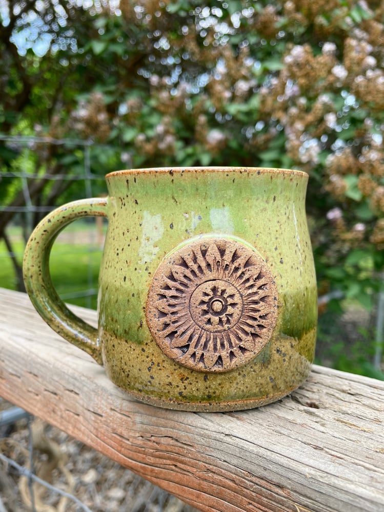 Image of Mandala Mug- Spring Green