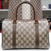 Image of Vtg Gucci Brown Monogram Handbag 