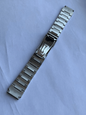 Image of Heavy duty genuine seiko sports gents watch strap,solid steel links/lugs.20mm.straight lugs,New.