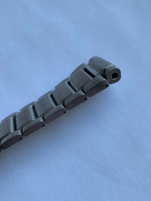 Image of Heavy duty genuine seiko sports gents watch strap,solid steel links/lugs.20mm.straight lugs,New