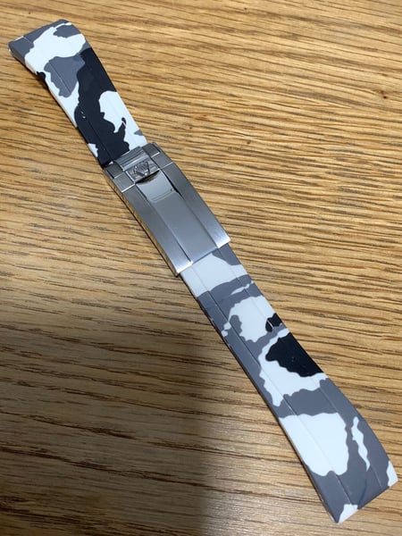 Image of ROLEX top quality silicon rubber gents watch strap bracelet band,new,,,20mm daytona,oyster,,