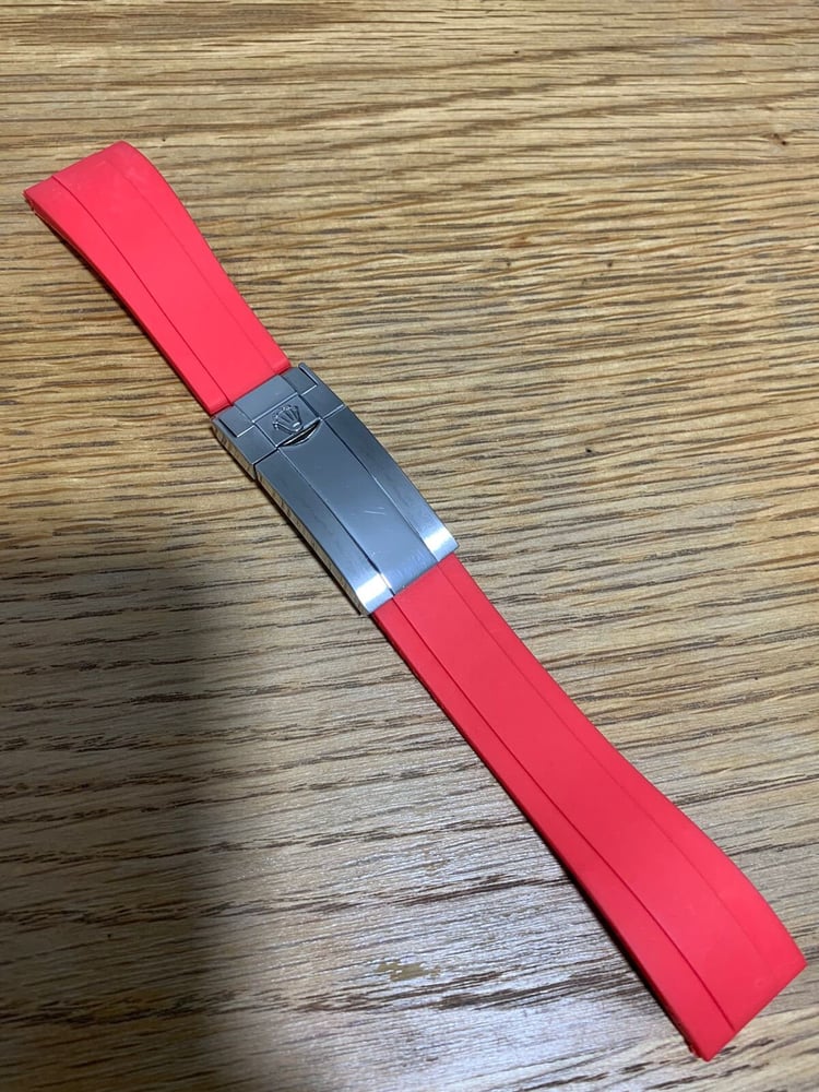 Image of ROLEX top quality silicon rubber gents watch strap bracelet band,new.20mm daytona,oyster,submariner,
